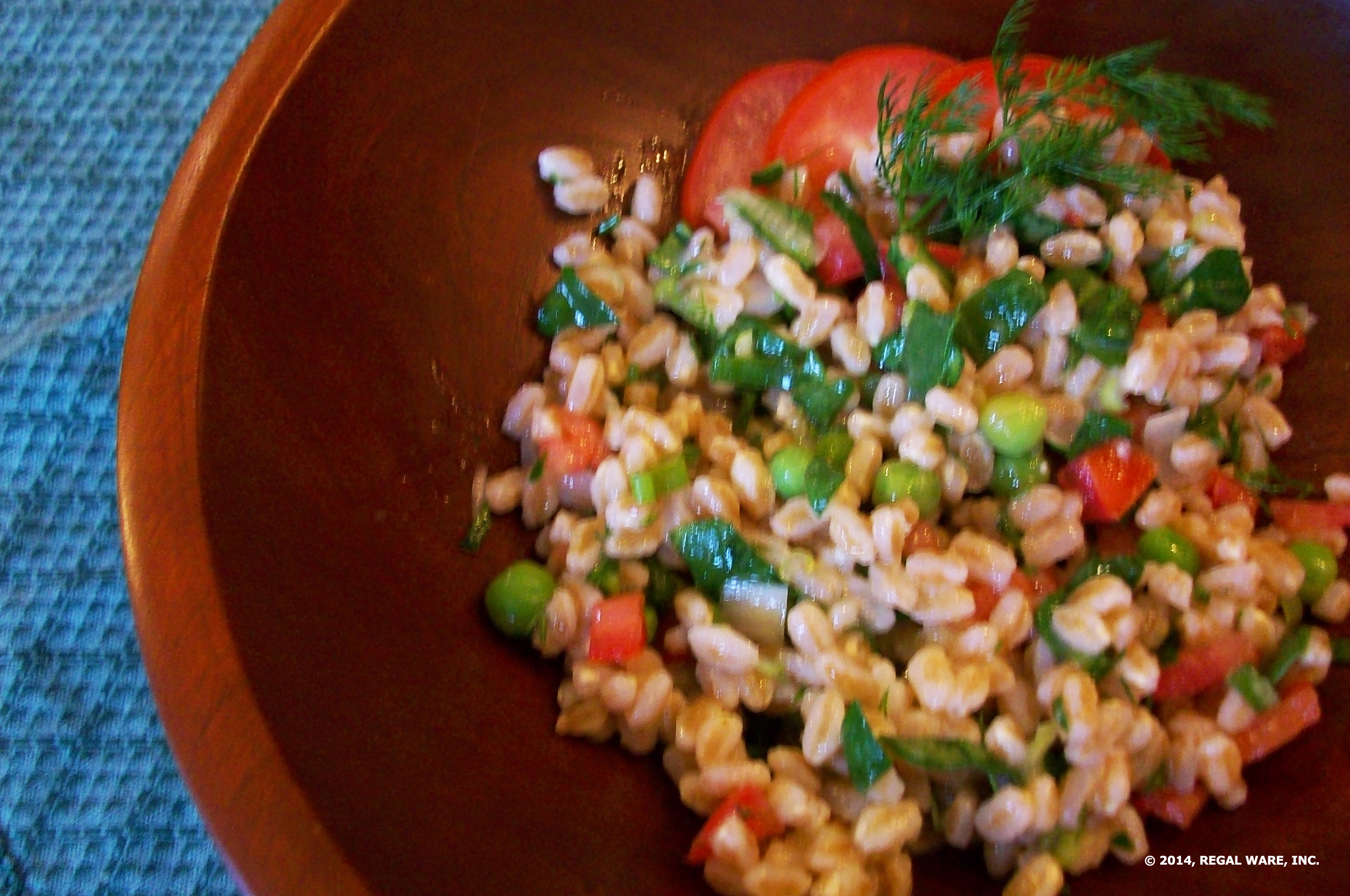 Lemon Herb Farro Salad Saladmaster Recipes